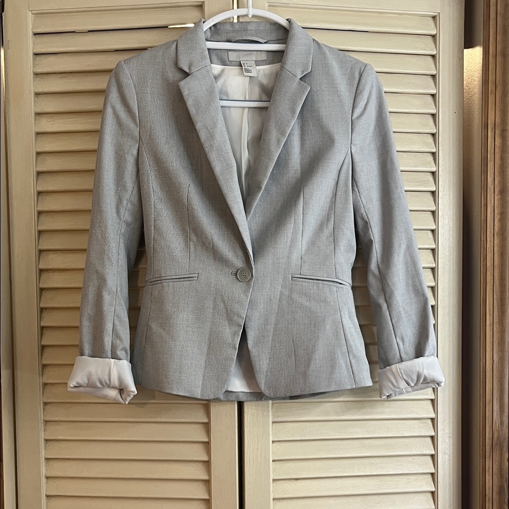 H&M Light Gray Women's Blazer